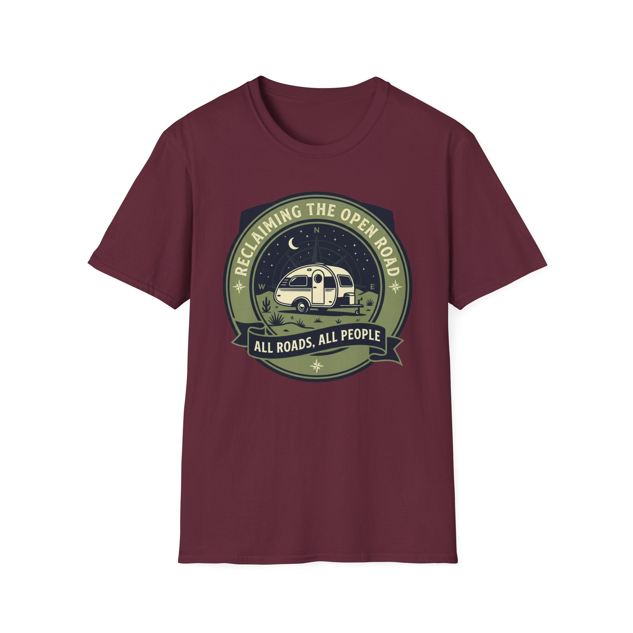Reclaiming The Open Road - All Roads All People T-Shirt