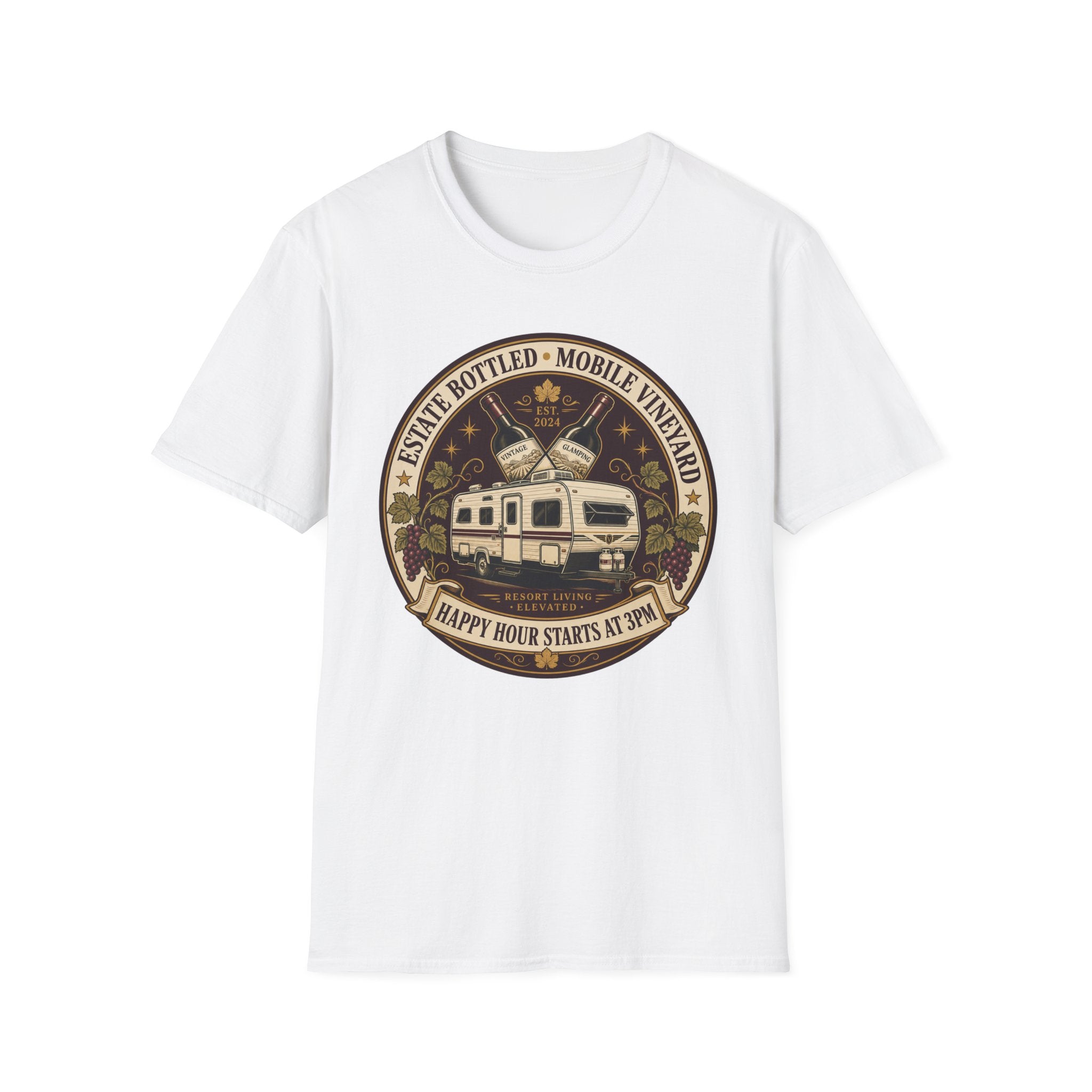 Estate Bottled Mobile Vinyard T-Shirt