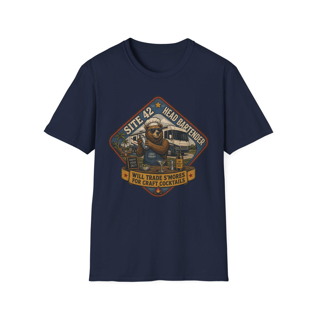 Site 42 - Head Bartender - Liquid Therapy T-Shirt