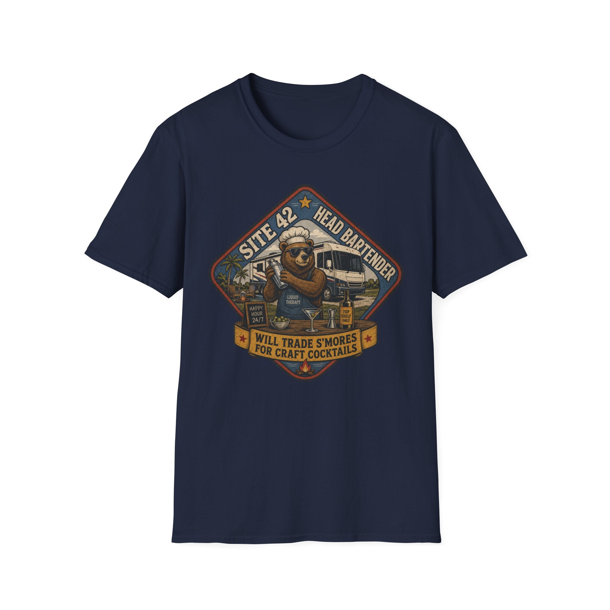 Site 42 - Head Bartender - Liquid Therapy T-Shirt