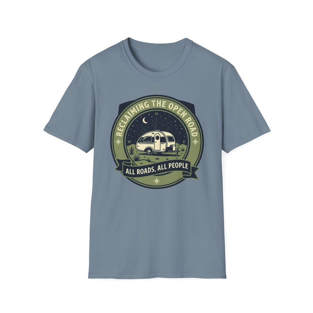Reclaiming The Open Road - All Roads All People T-Shirt