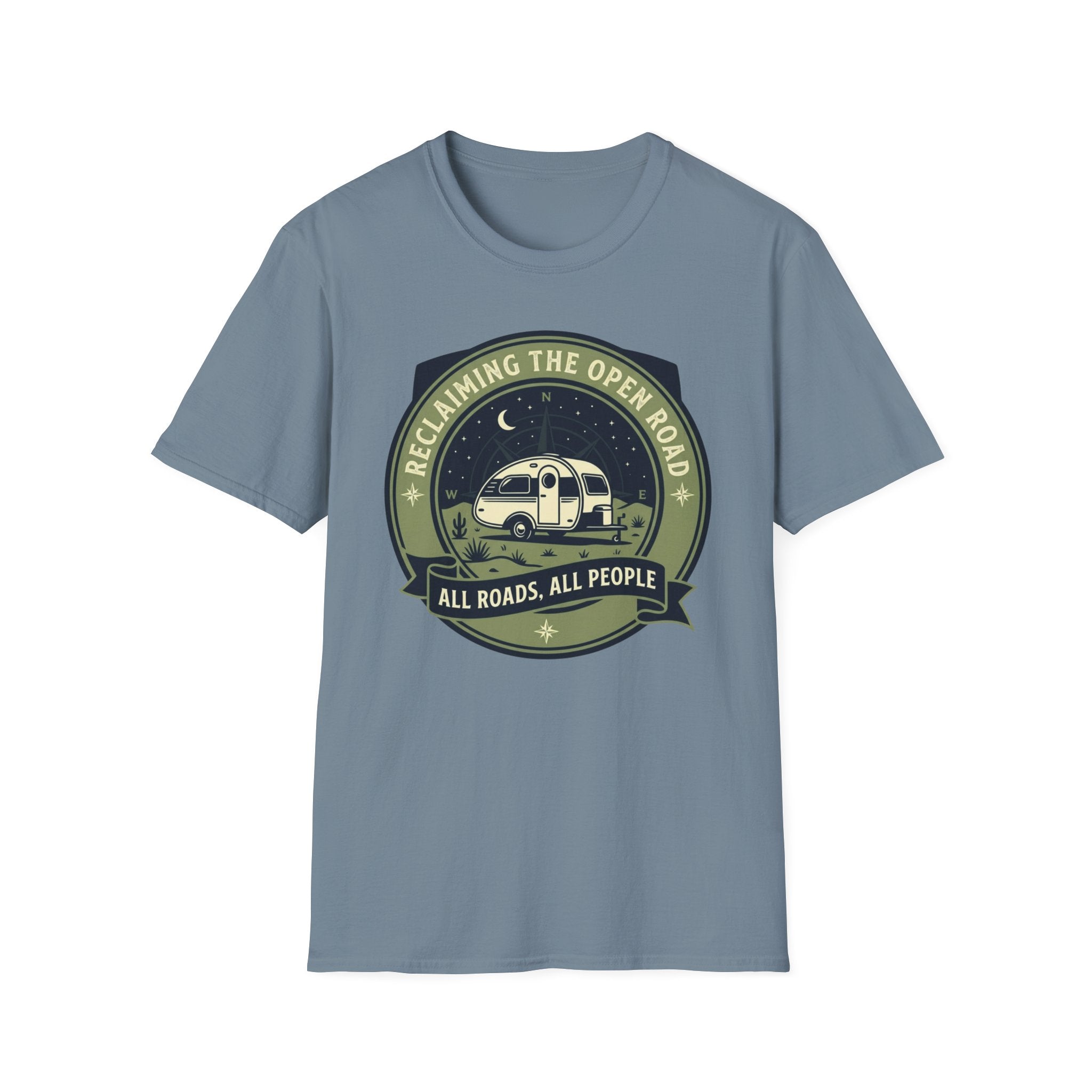 Reclaiming The Open Road - All Roads All People T-Shirt