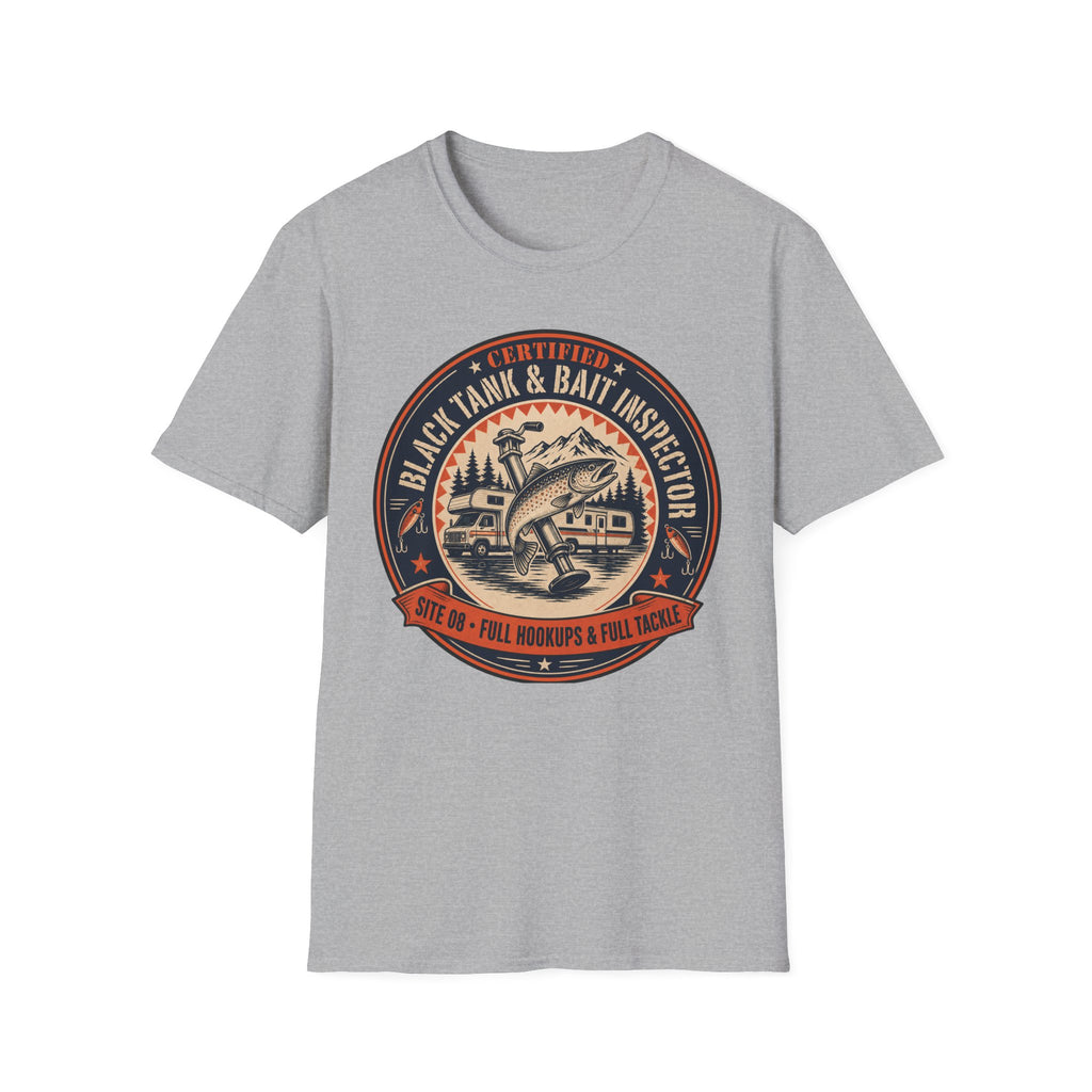 Certified Black Tank & Bait Inspector T-Shirt