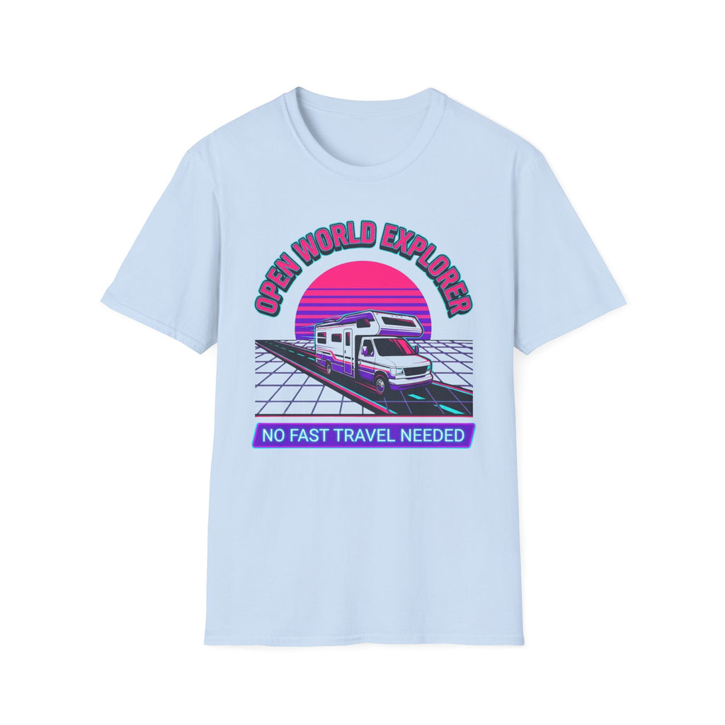 Open World Explorer - No Fast Travel Needed T-Shirt