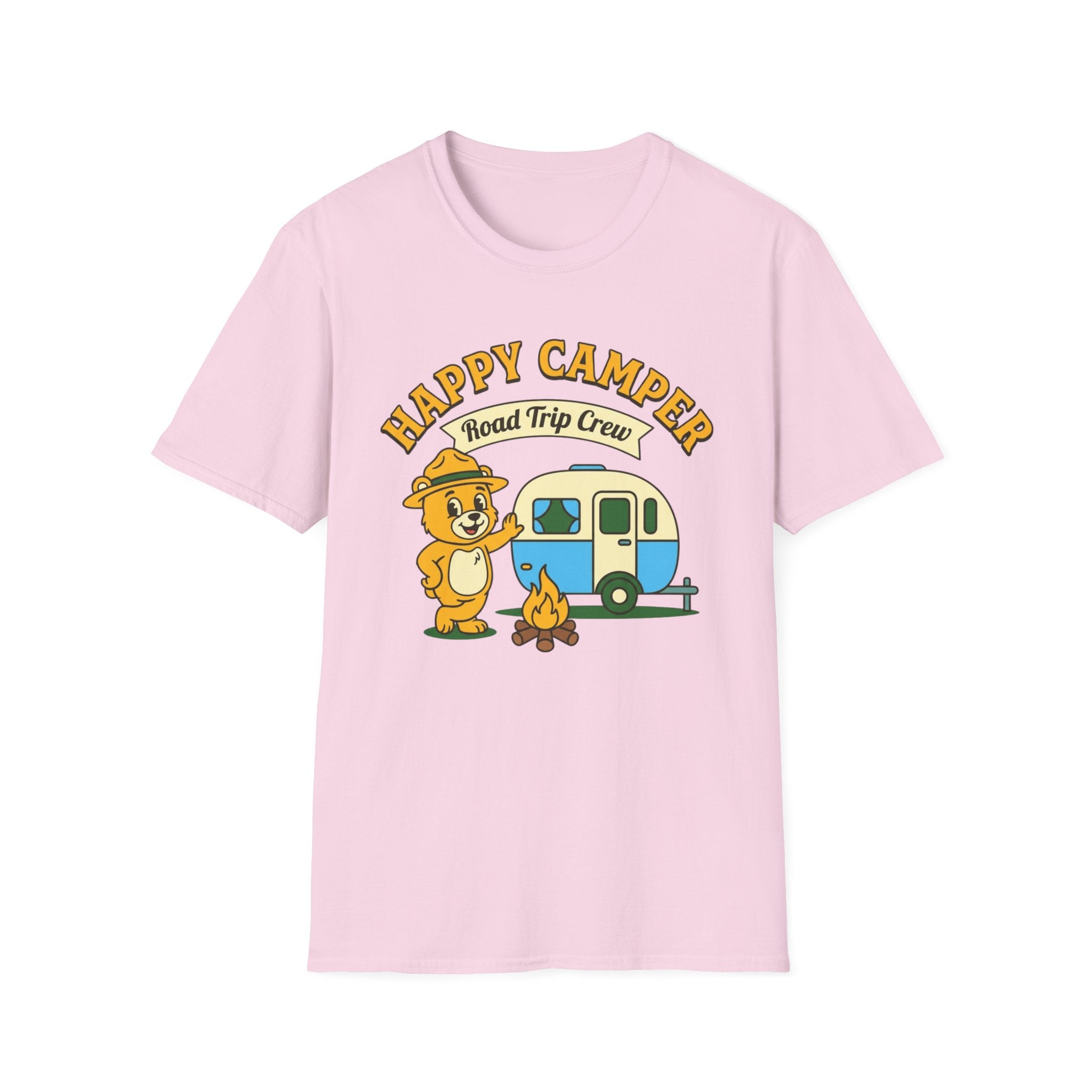 Happy Camper Road Trip Crew T-Shirt