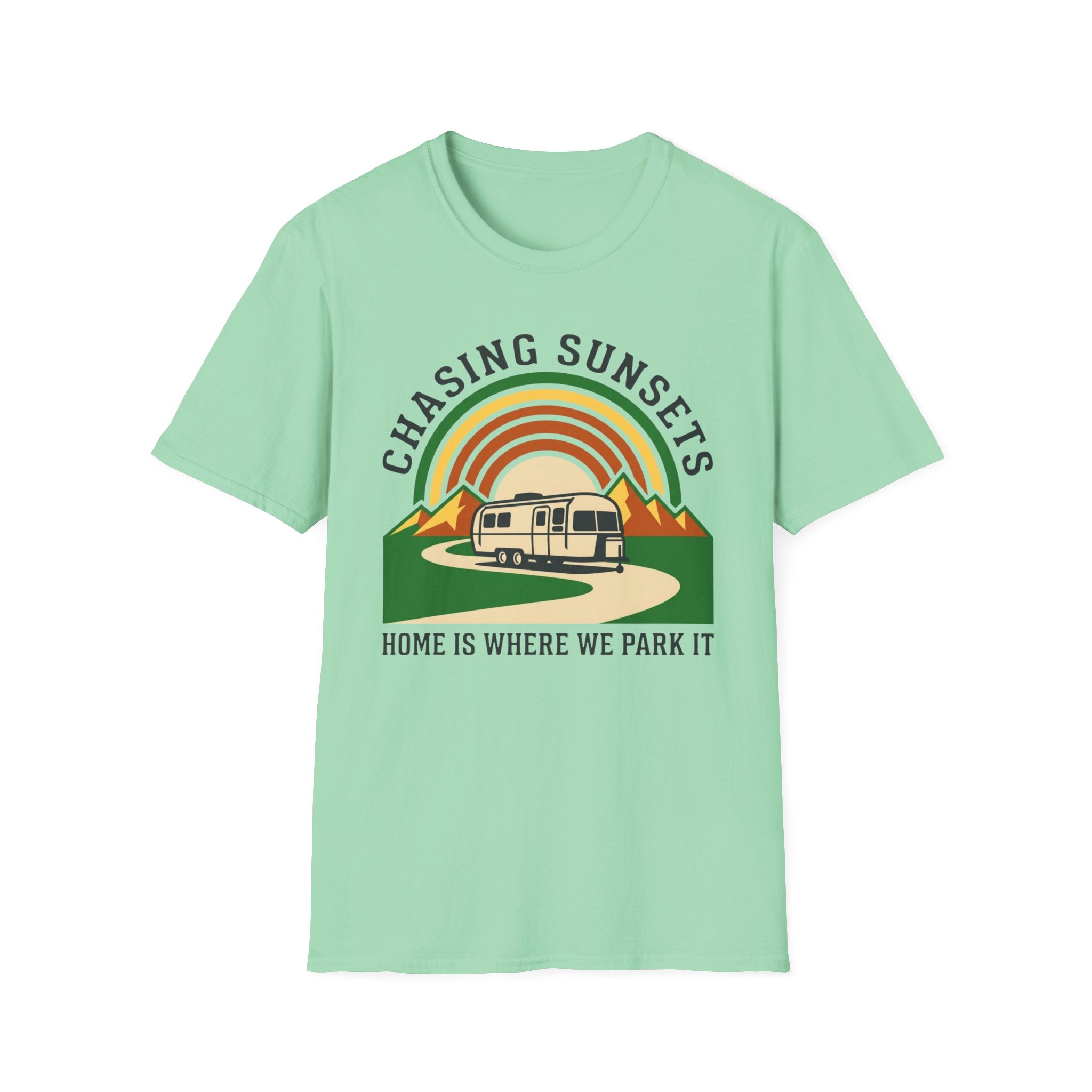 Chasing Sunsets - Home Is Where We Park It T-Shirt