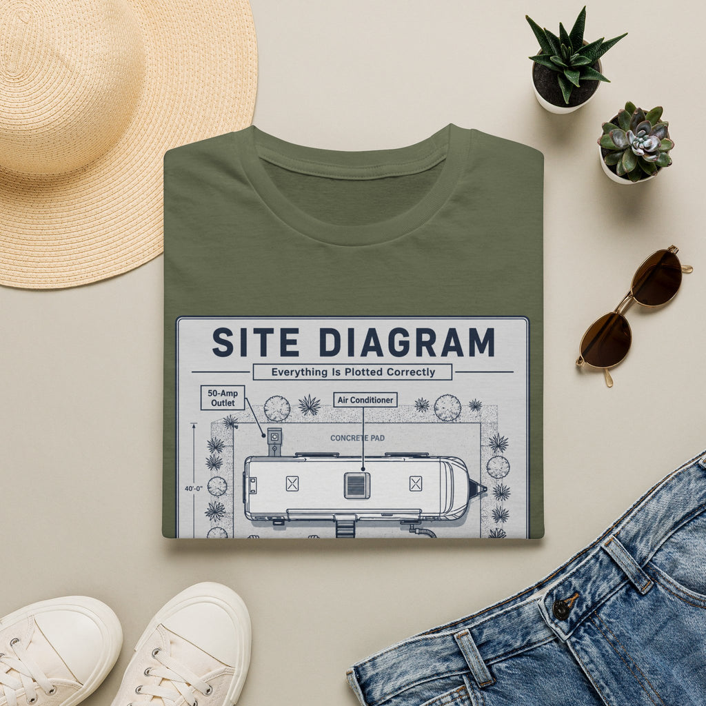 Site Layout Diagram T-Shirt