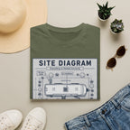 Site Layout Diagram T-Shirt