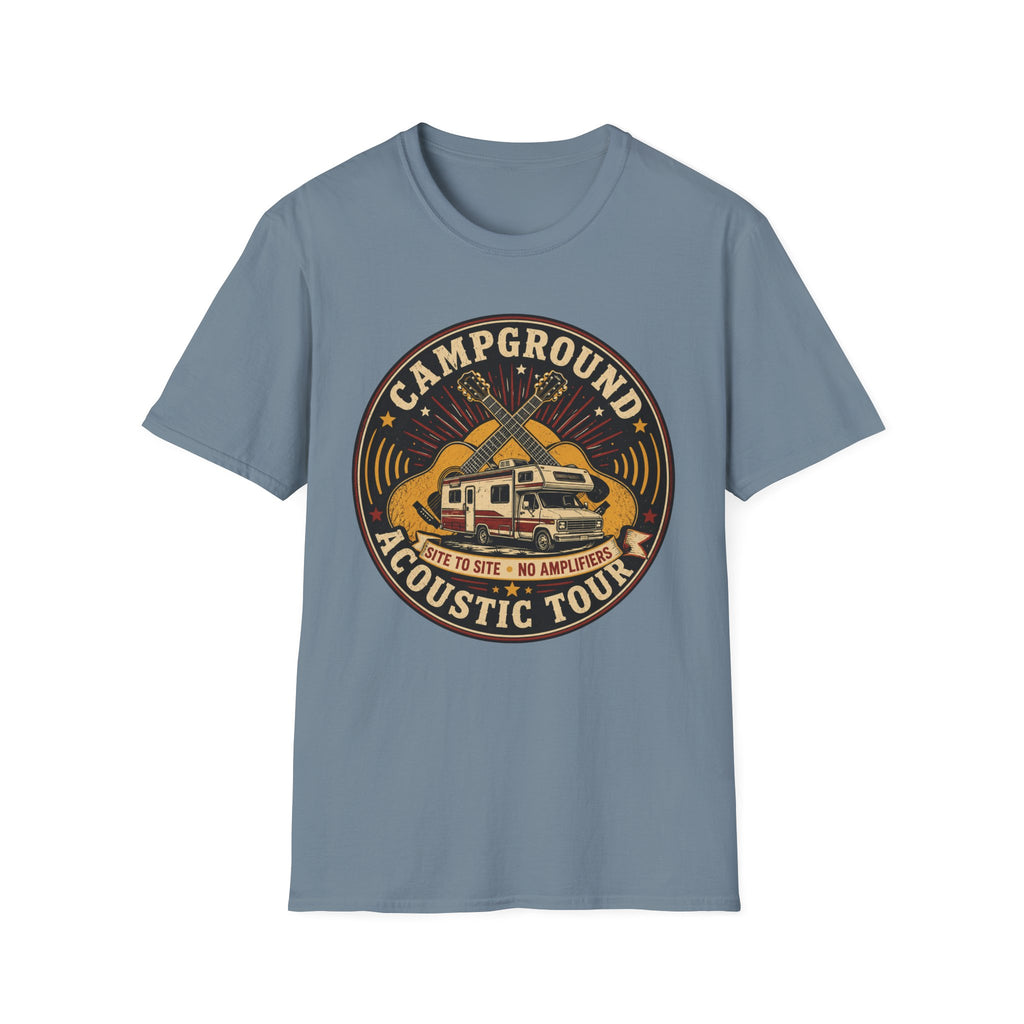 Campground Acoustic Tour - Site To Site - No Amplifiers T-Shirt