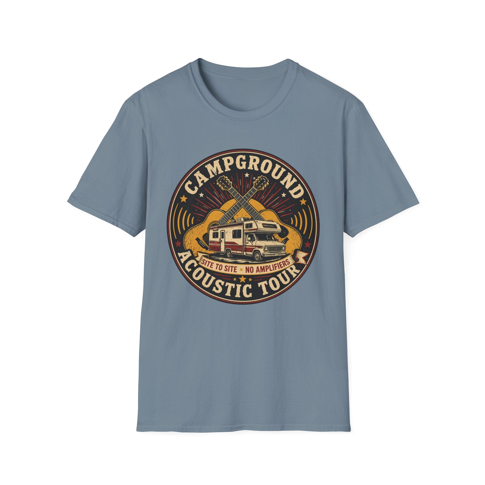 Campground Acoustic Tour - Site To Site - No Amplifiers T-Shirt