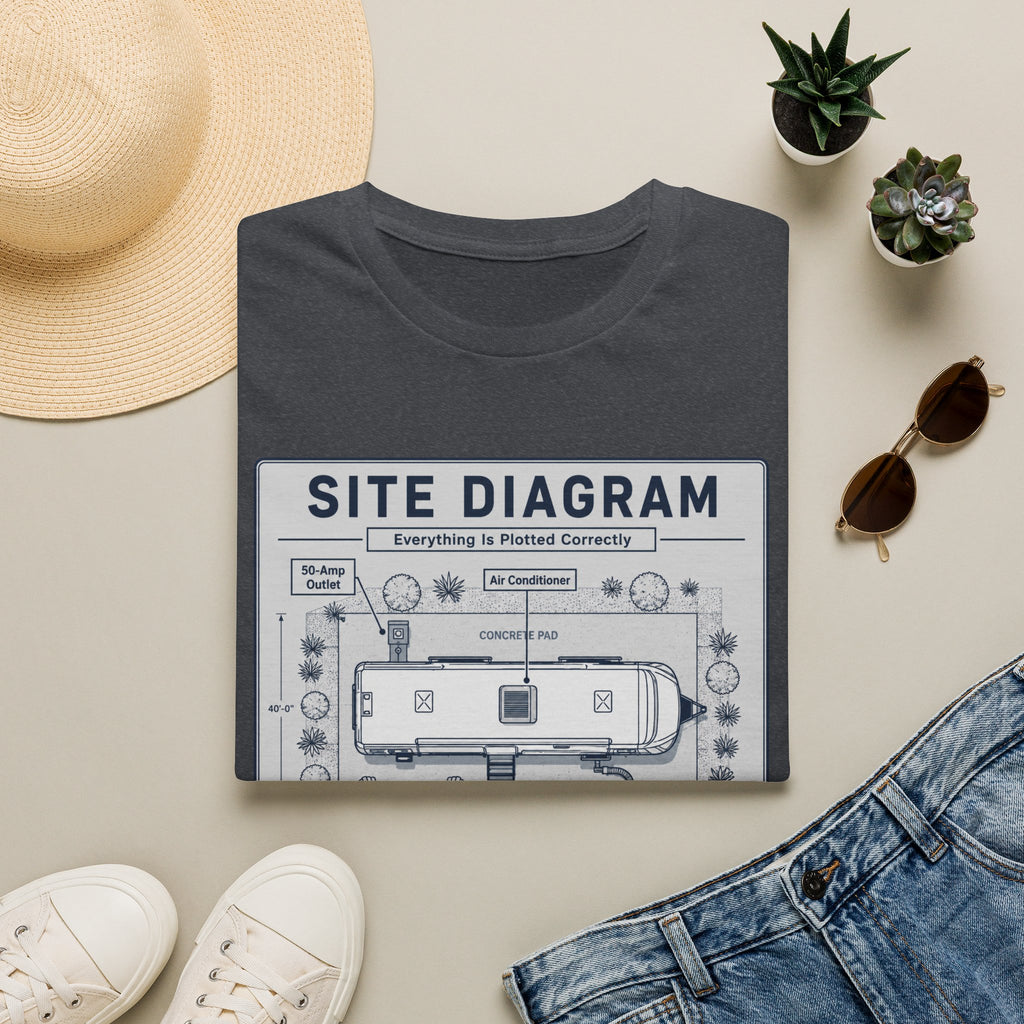 Site Layout Diagram T-Shirt