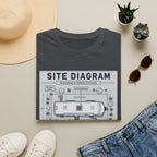 Site Layout Diagram T-Shirt