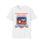 Achievement Unlocked - Campground Explorer - LVL 100 - 8-bit T-Shirt
