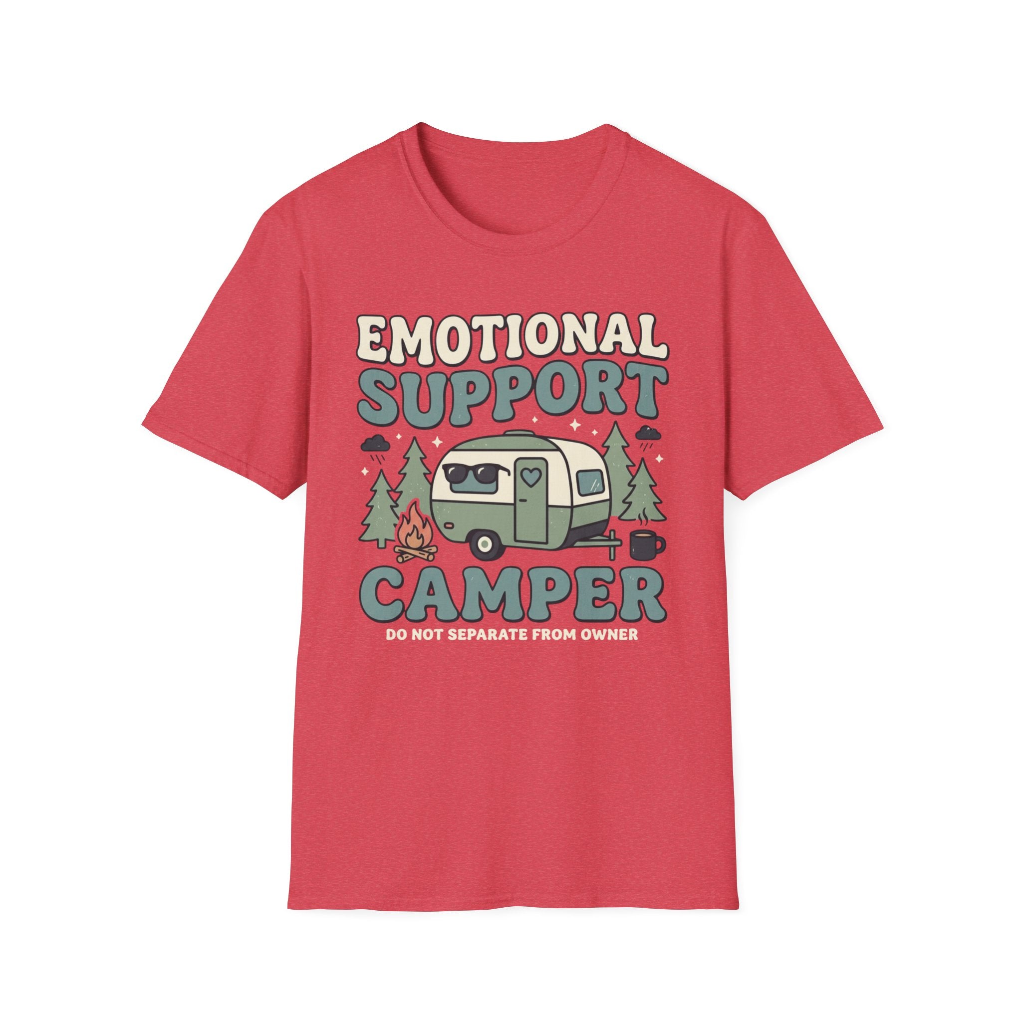 Emotional Support Camper Do Not Separate From Owner T-Shirt