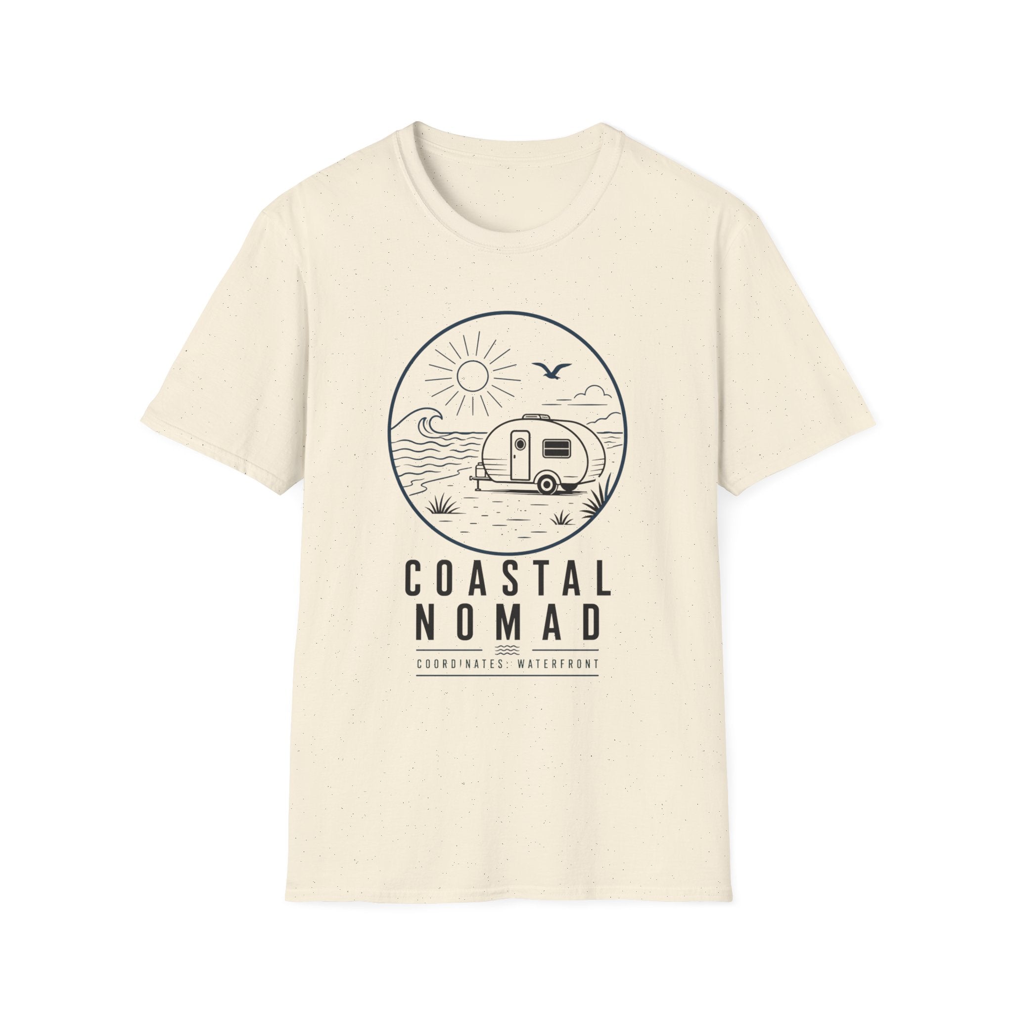 Coastal Nomad - Coordinates Waterfront T-Shirt