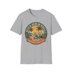Beach Bum On Wheels - Parked Where The Waves Crash T-Shirt