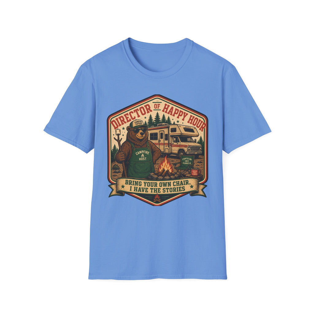 Director Of Happy Hour - Bring Your Own Chair - I Have Stories T-Shirt