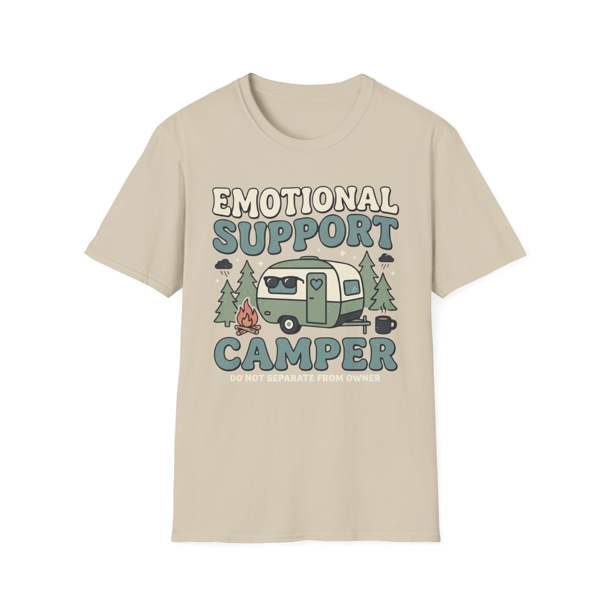 Emotional Support Camper Do Not Separate From Owner T-Shirt