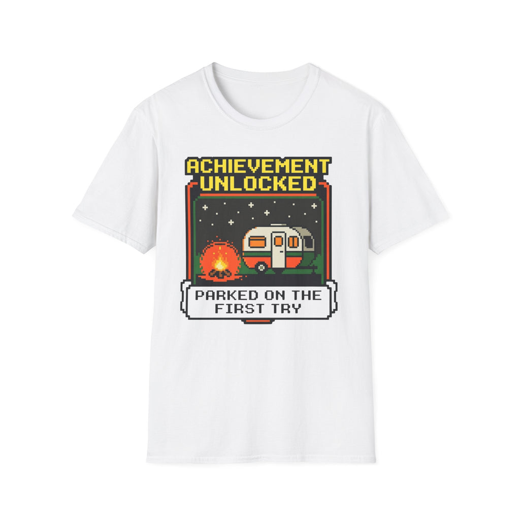 Achievement Unlocked - Parked On The First Try - 8-bit T-Shirt