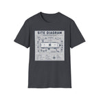 Site Layout Diagram T-Shirt
