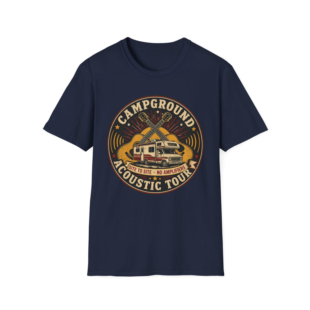 Campground Acoustic Tour - Site To Site - No Amplifiers T-Shirt