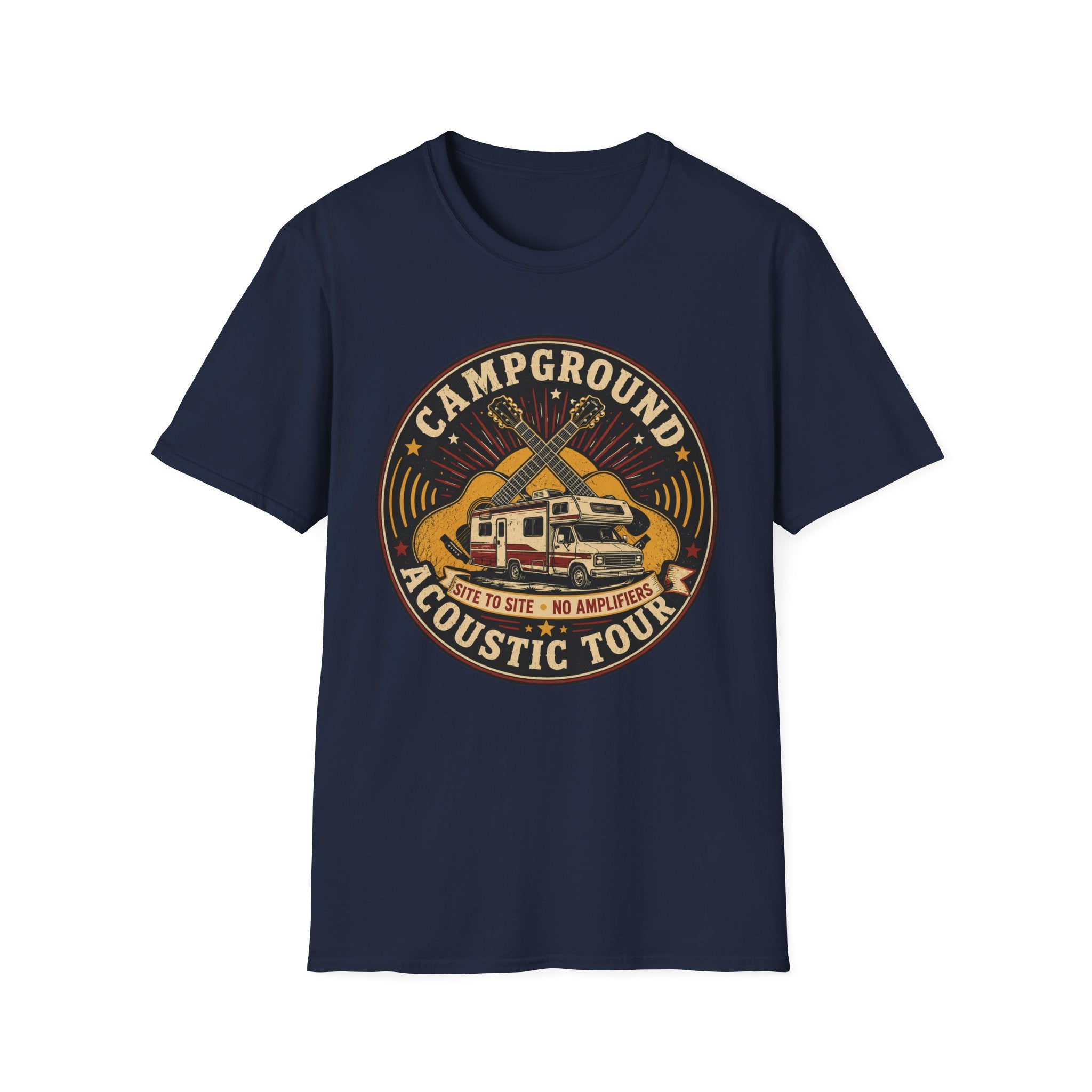 Campground Acoustic Tour - Site To Site - No Amplifiers T-Shirt