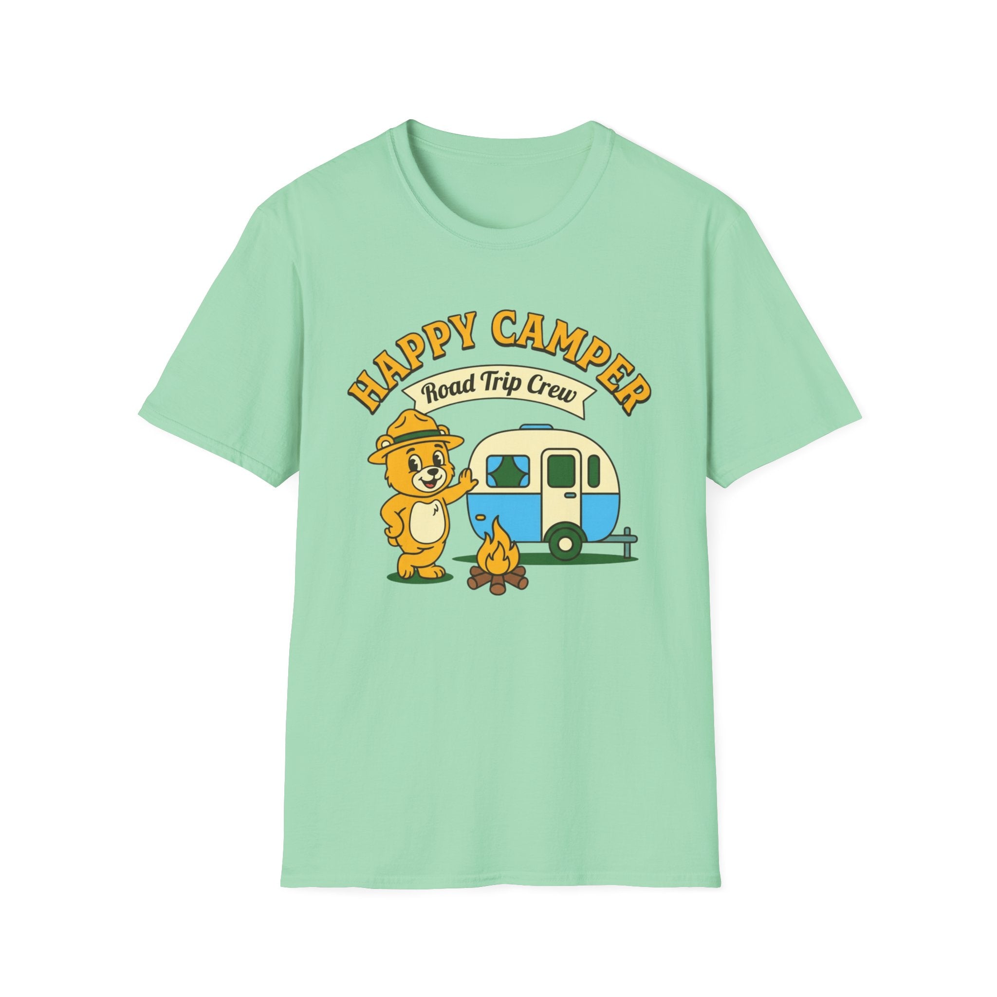 Happy Camper Road Trip Crew T-Shirt