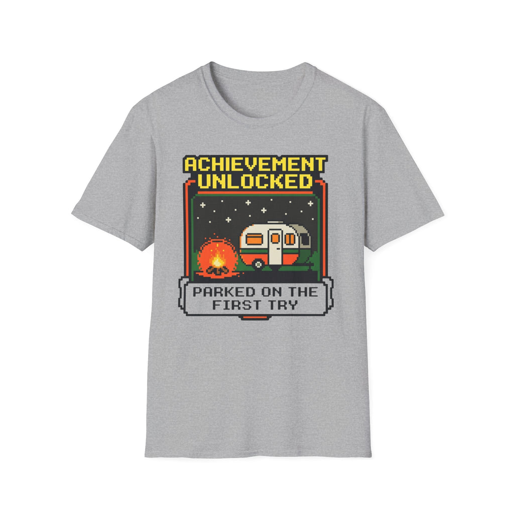 Achievement Unlocked - Parked On The First Try - 8-bit T-Shirt