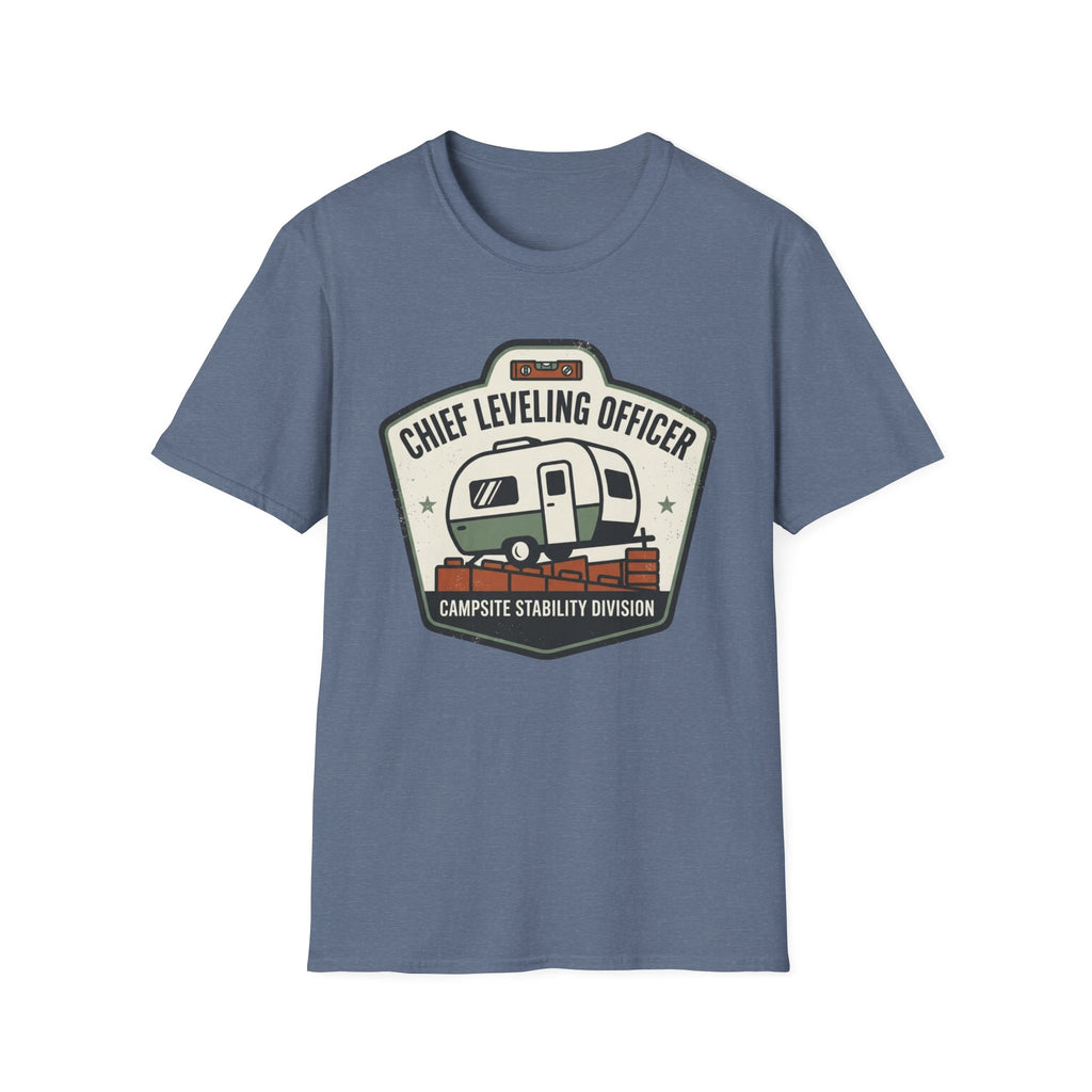 Chief Leveling Officer Campsite Stability Division T-Shirt