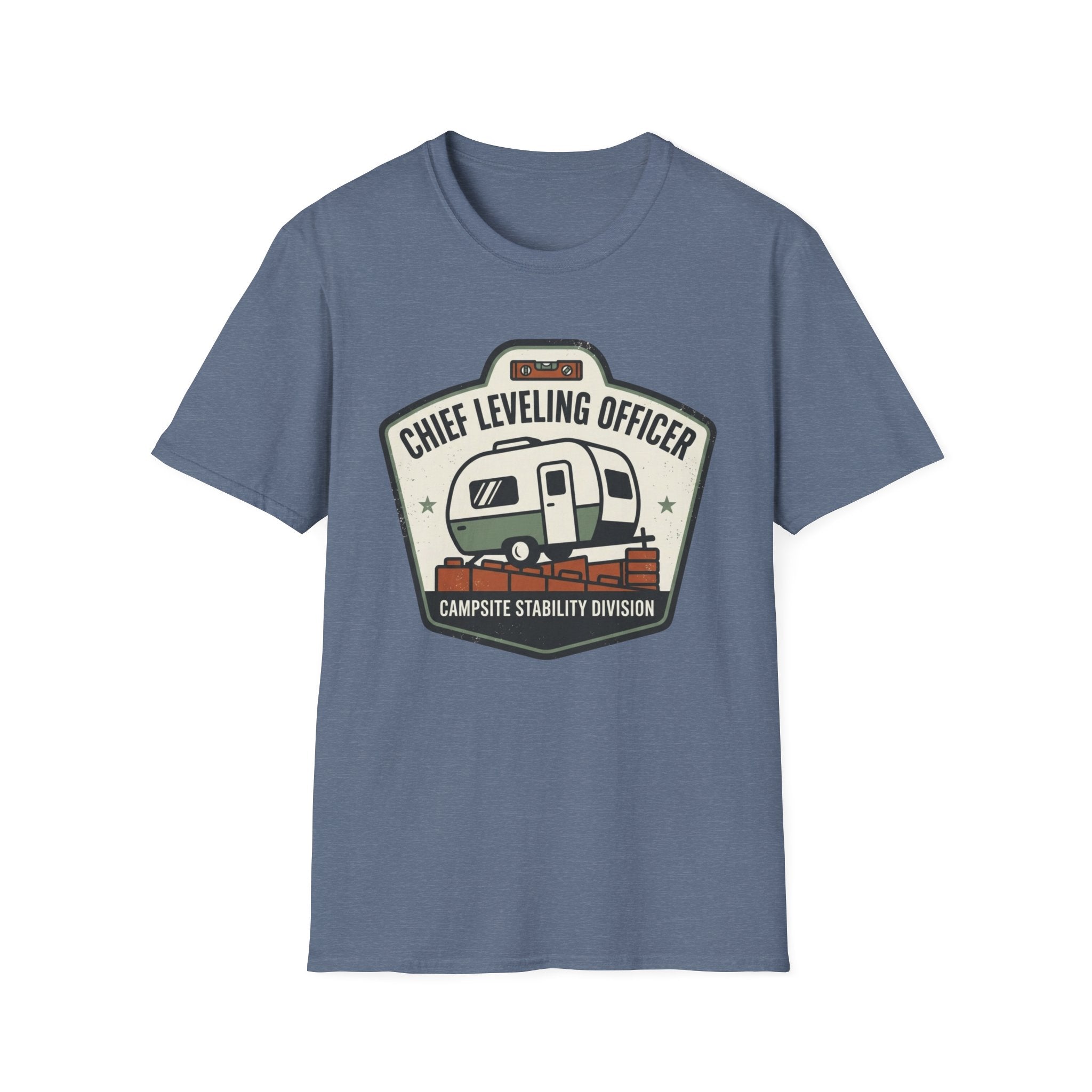 Chief Leveling Officer Campsite Stability Division T-Shirt