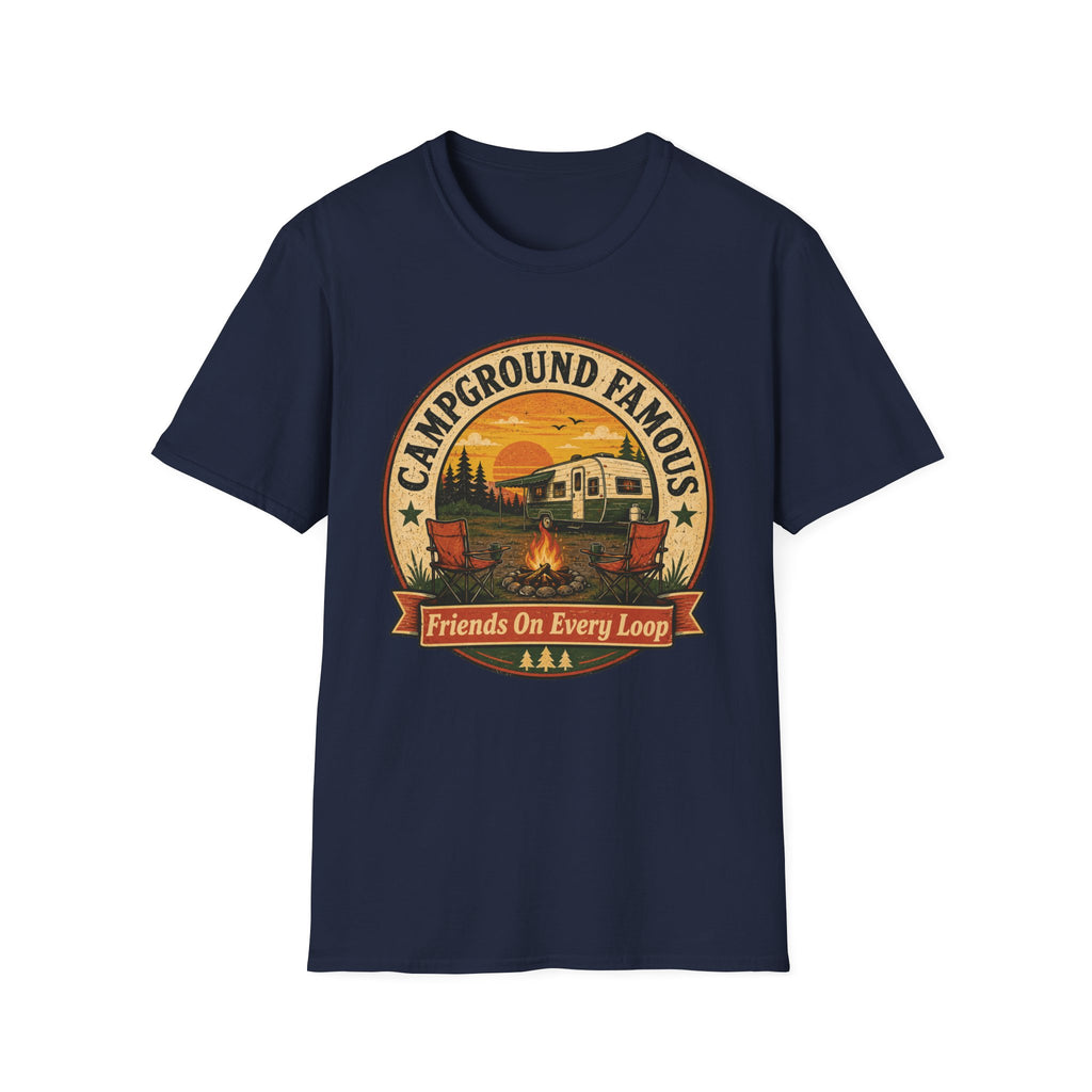 Campground Famous - Friends On Every Loop T-Shirt