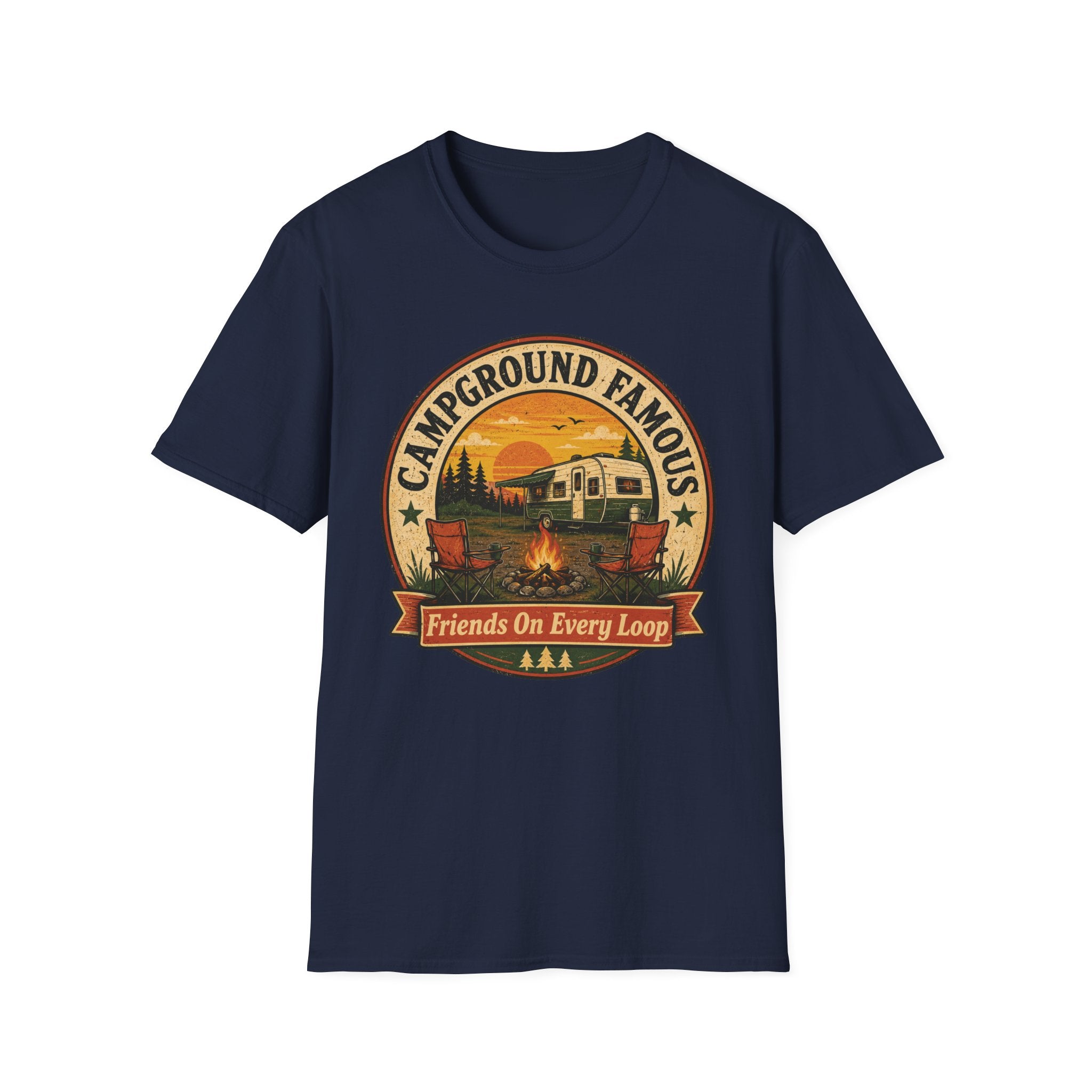 Campground Famous - Friends On Every Loop T-Shirt