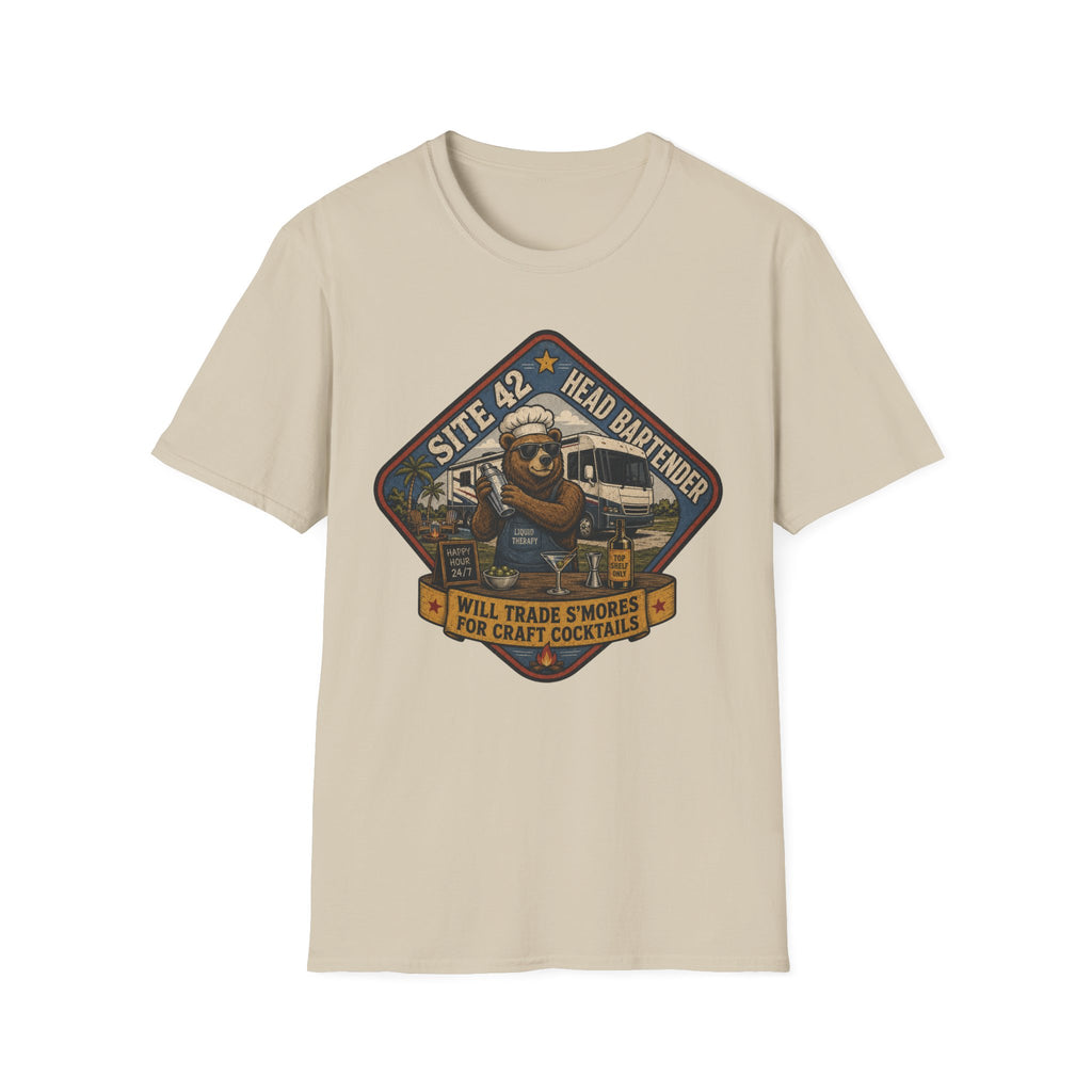 Site 42 - Head Bartender - Liquid Therapy T-Shirt