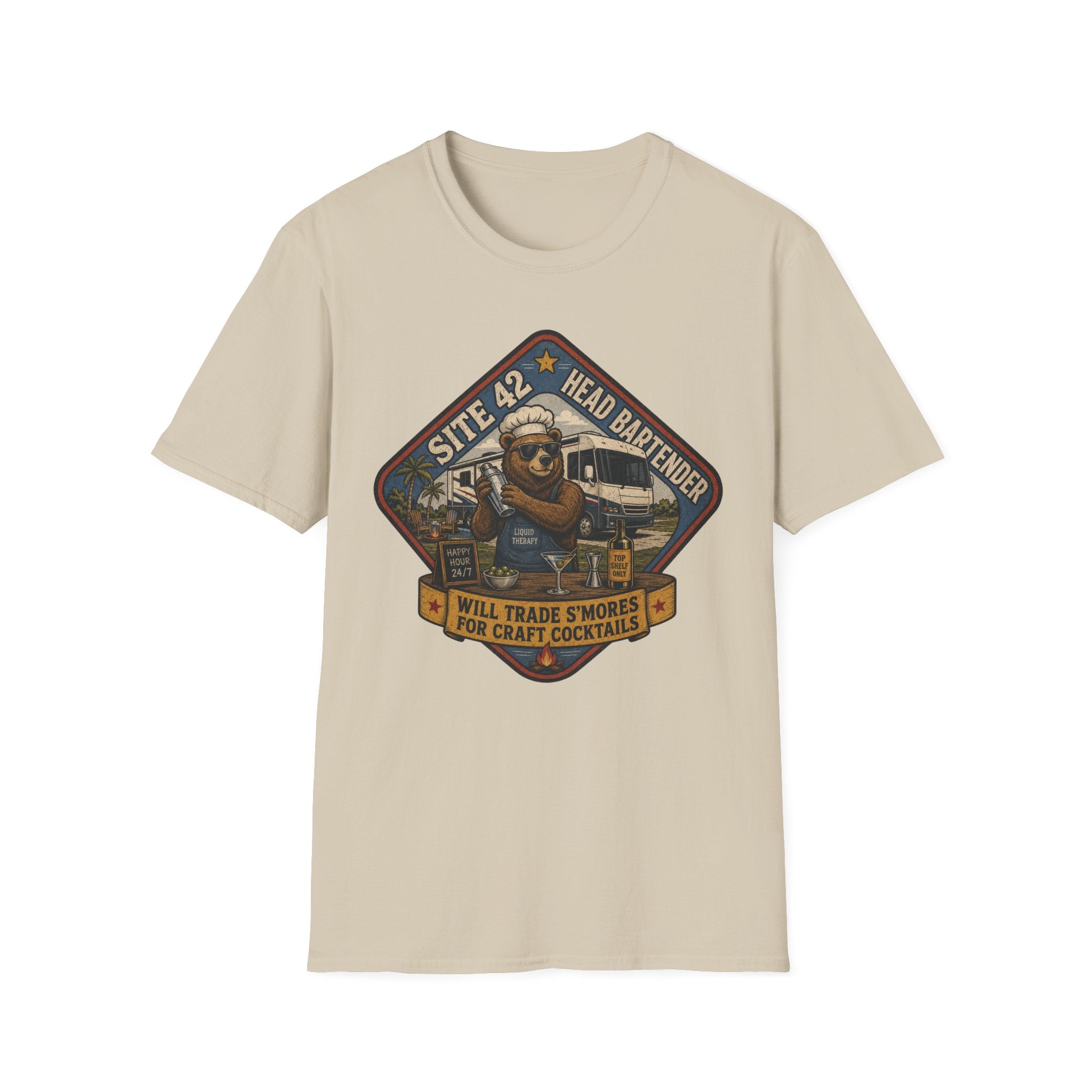 Site 42 - Head Bartender - Liquid Therapy T-Shirt