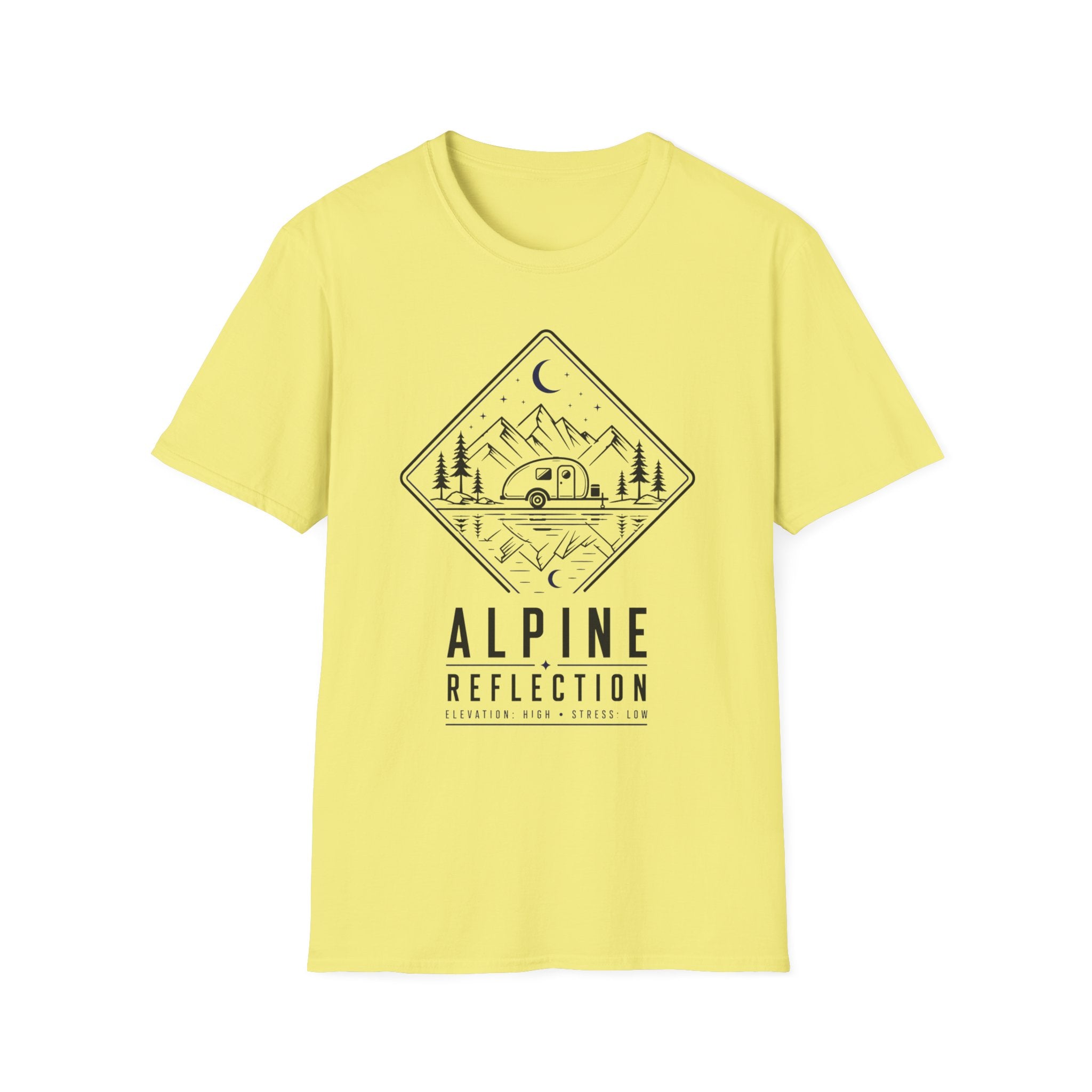 Alpine Reflection - Elevation High - Stress LowT-Shirt