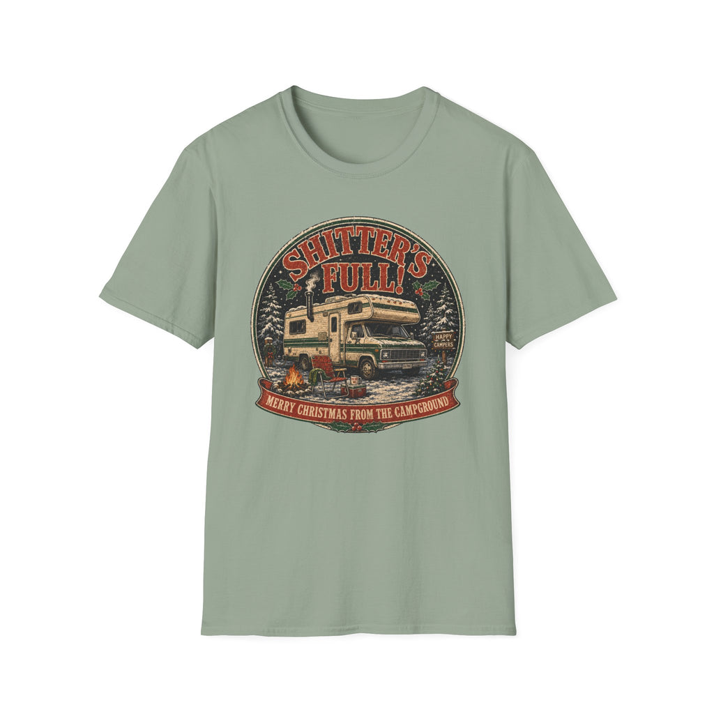 Shitters Full - Merry Xmas From The Campground T-Shirt