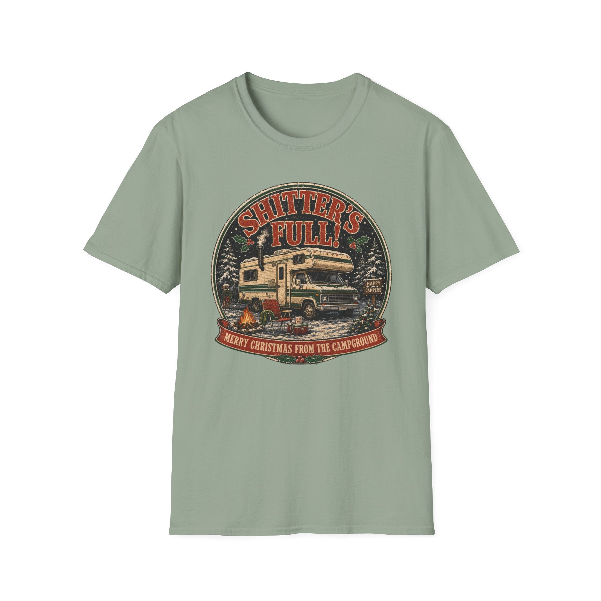 Shitters Full - Merry Xmas From The Campground T-Shirt